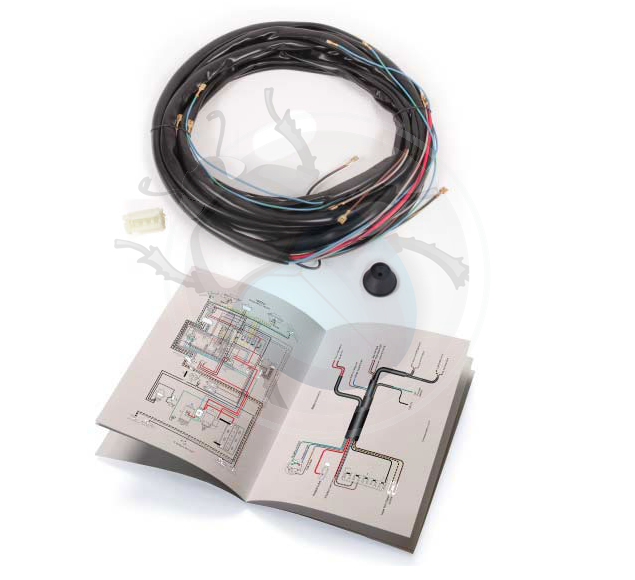 CIRCUIT ELECTRIQUE T2 1972-79 vw beetle wiring loom uk 